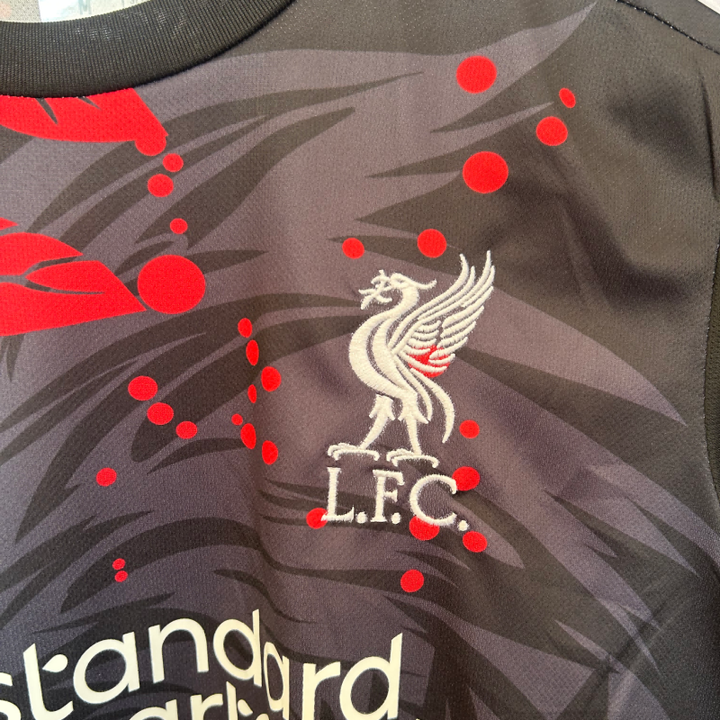 2025/2026 Liverpool Phoenix Black Fan Edition Football Shirt