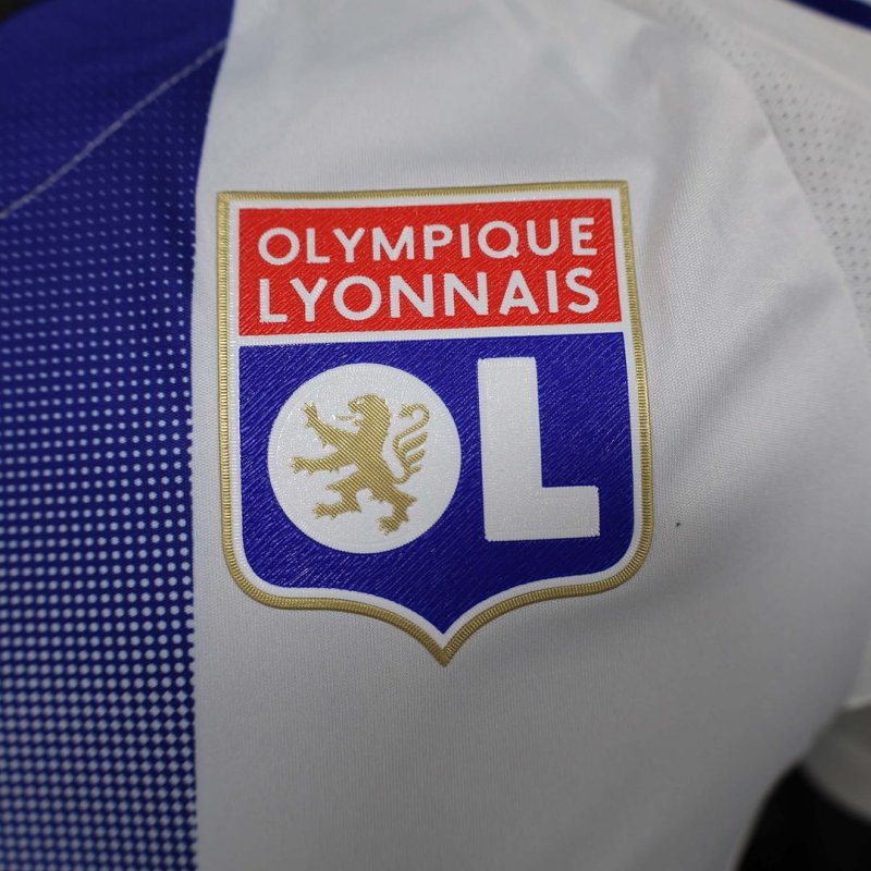 2024/2025 Player Version Lyon Home Football Shirt
