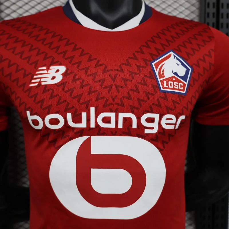2024/2025 Player Version Lille LOSC Home Football Shirt