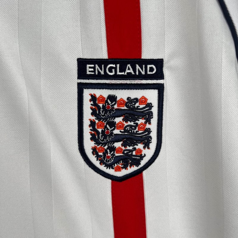 2002 Retro England Home Football Shirt