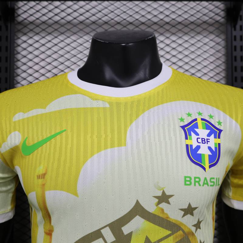 2024/2025 Player Edition Brazil Special Edition Football Jersey