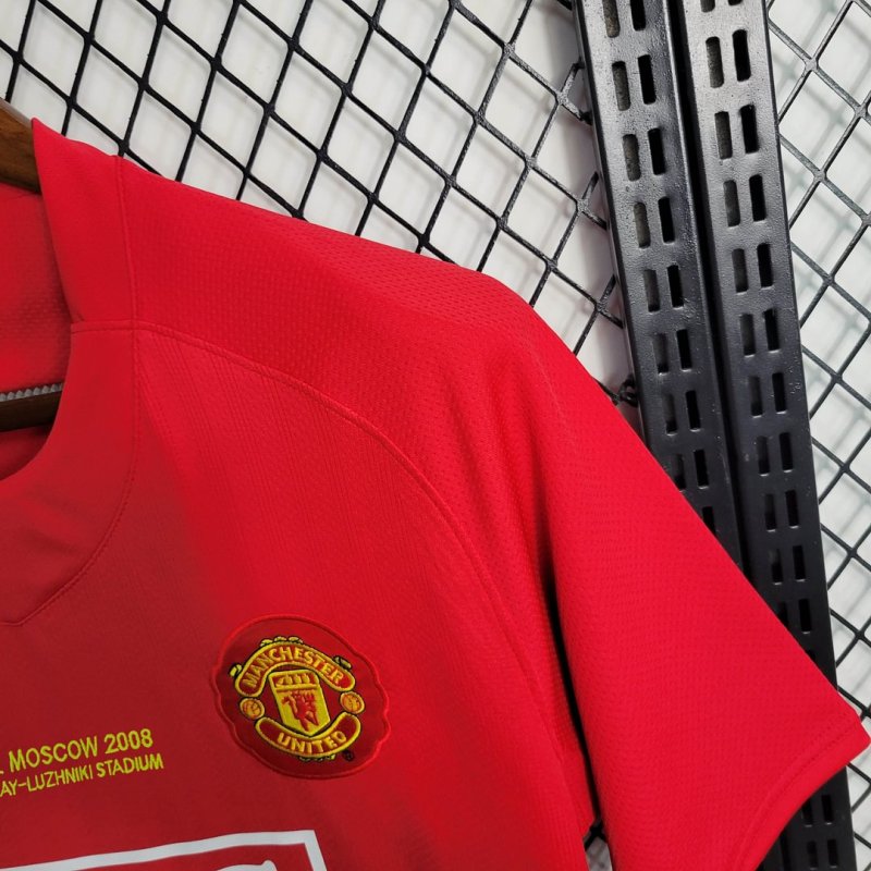 2007/2008 Retro Manchester United Home Football Shirt