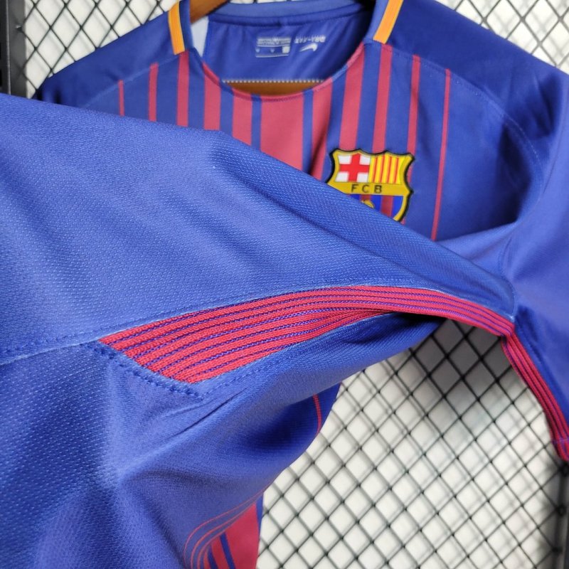 2017/2018 Retro Barcelona Home Football Shirt