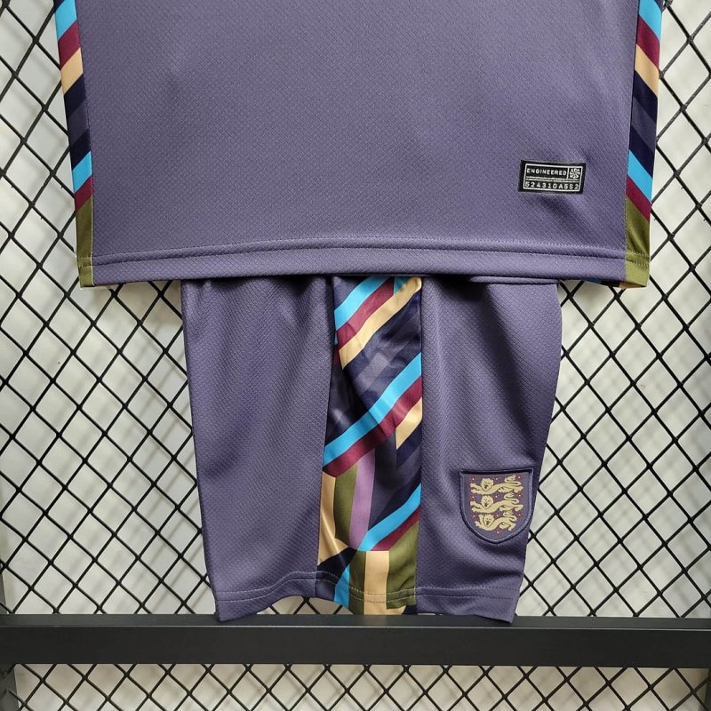 2024 England Away Football Shirt Kids
