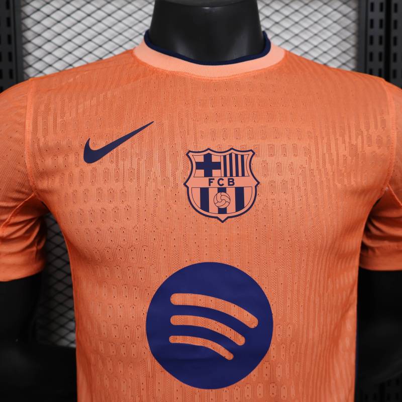 2024/2025 Player Edition Barcelona Special Edition Orange Football Jersey