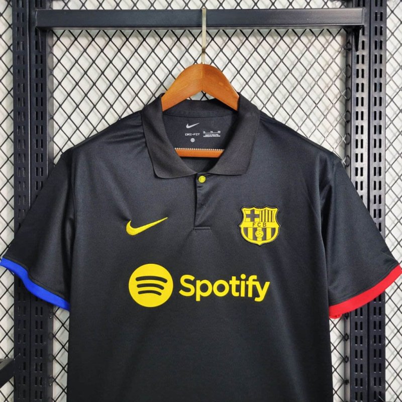 2023/2024 Barcelona POLO Black Shirt
