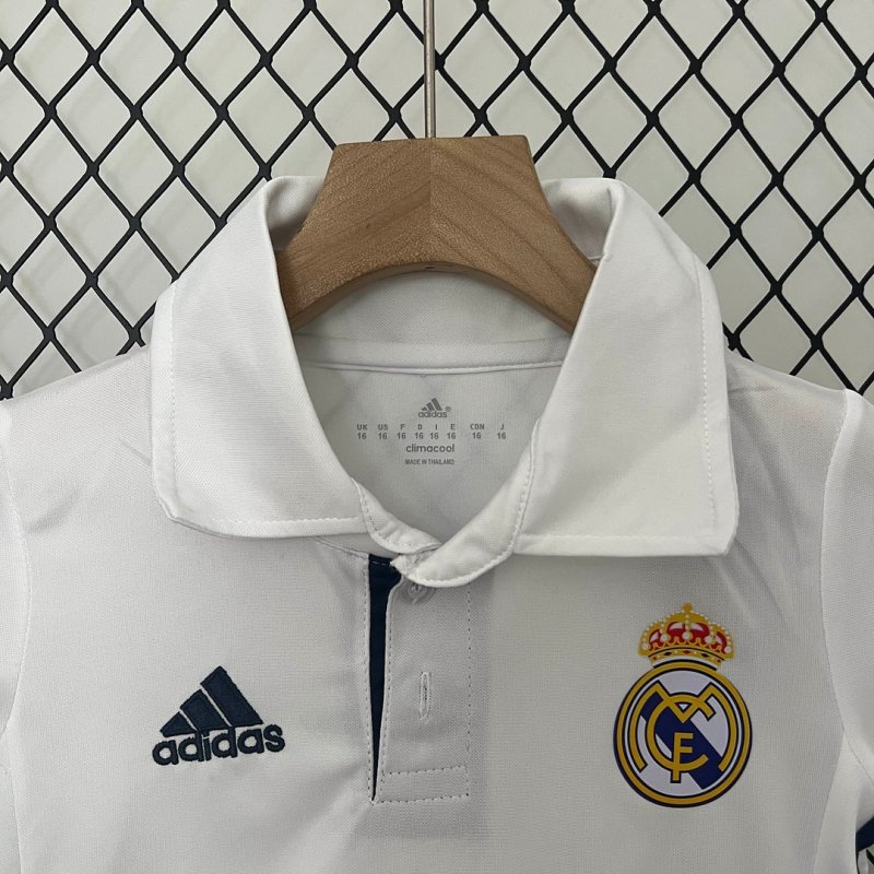 2016/2017 Retro Real Madrid Home Football Shirt Kids Size