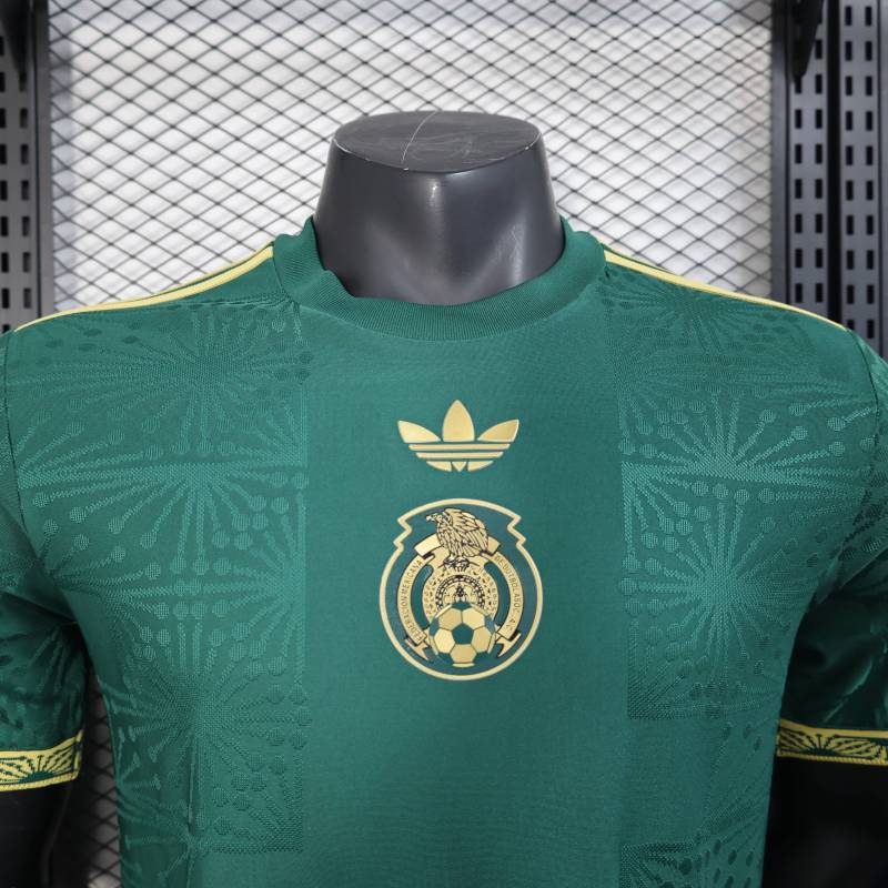 2025/26 Mexico Player Trophy Edition Green Football Jersey