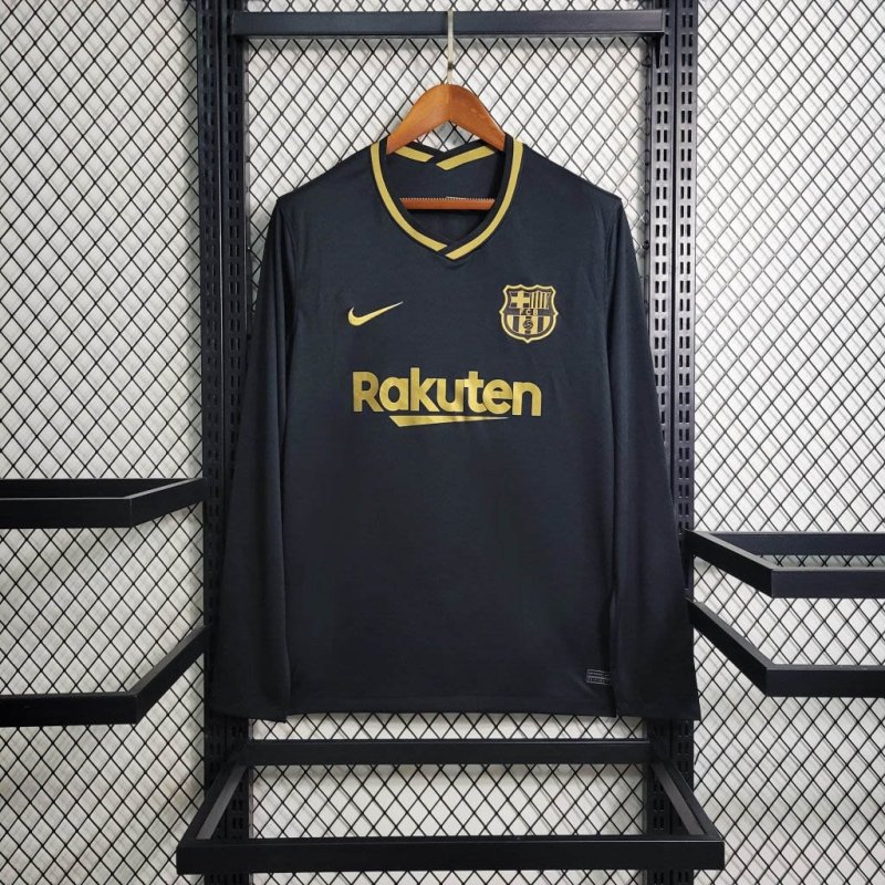 2020/2021 Long Sleeve Barcelona Away Football Shirt