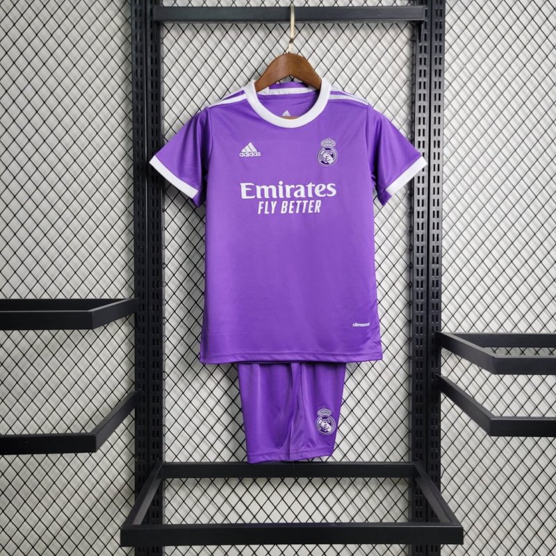 2017/2018 Retro Real Madrid Away Football Shirt Kids Size