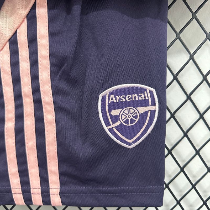 2025/2026 Arsenal Training Jersey Purple Fan Edition Kids Kit