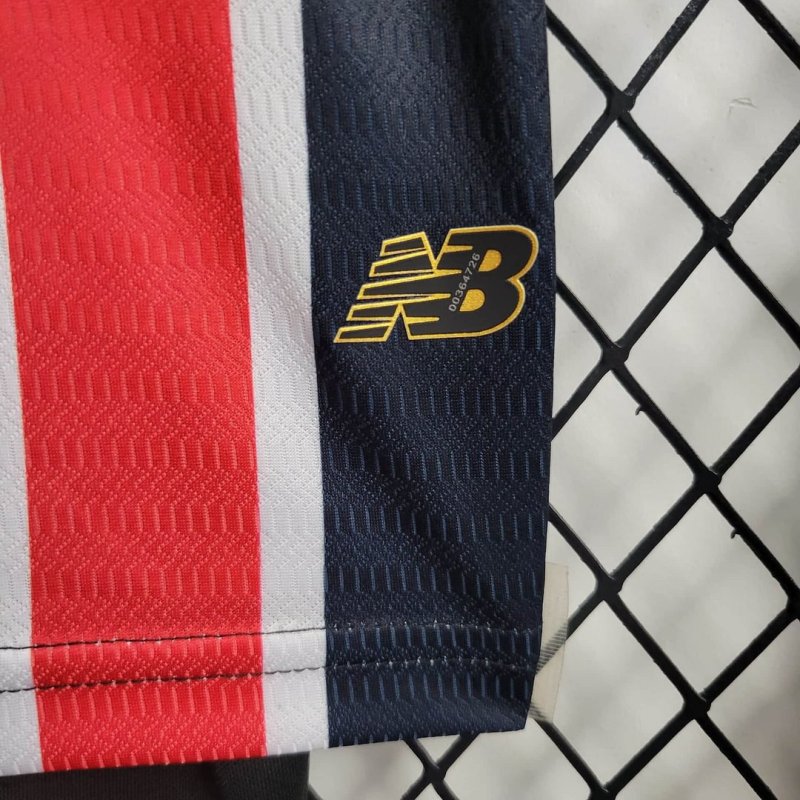 1:1 copy top quality 2024/2025 São Paulo Away Football Shirt Kids Size