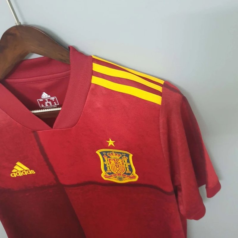 2020 Spain Home Football Shirt