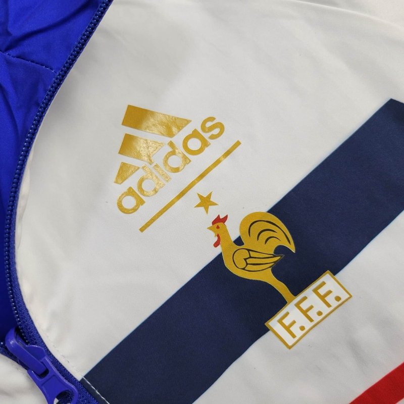 2024 France Reversible Windbreaker Football Shirt