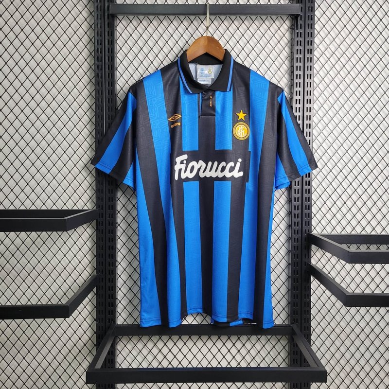 1992/1993 Retro Inter Milan Home Football Shirt