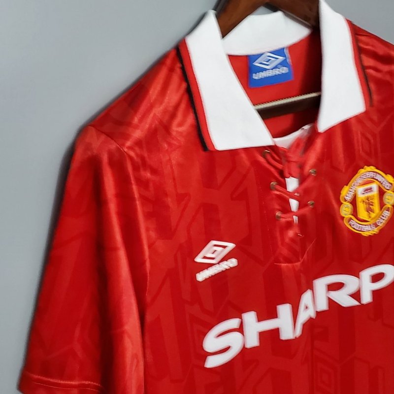 1992/1994 Retro Manchester United Home Football Shirt