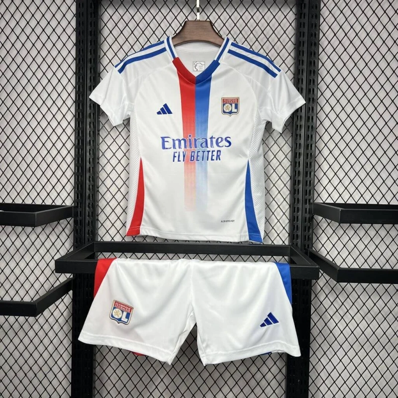 2024/2025 Lyon Home Football Shirt Kids Size