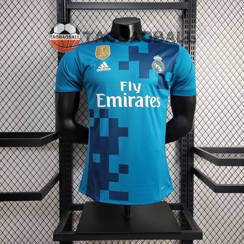 2 017/2018 Retro Real Madrid Third Away Football Shirt