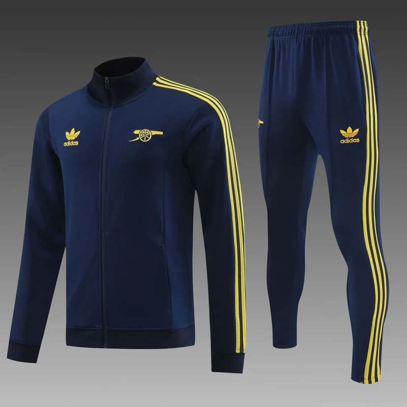 2024/2025 Arsenal Full-Zip Jacket Training Kit Royal Blue Football Shirt