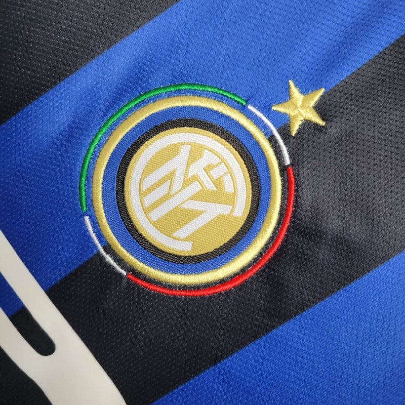2009/2010 Retro Inter Milan Home Football Shirt Kids Size