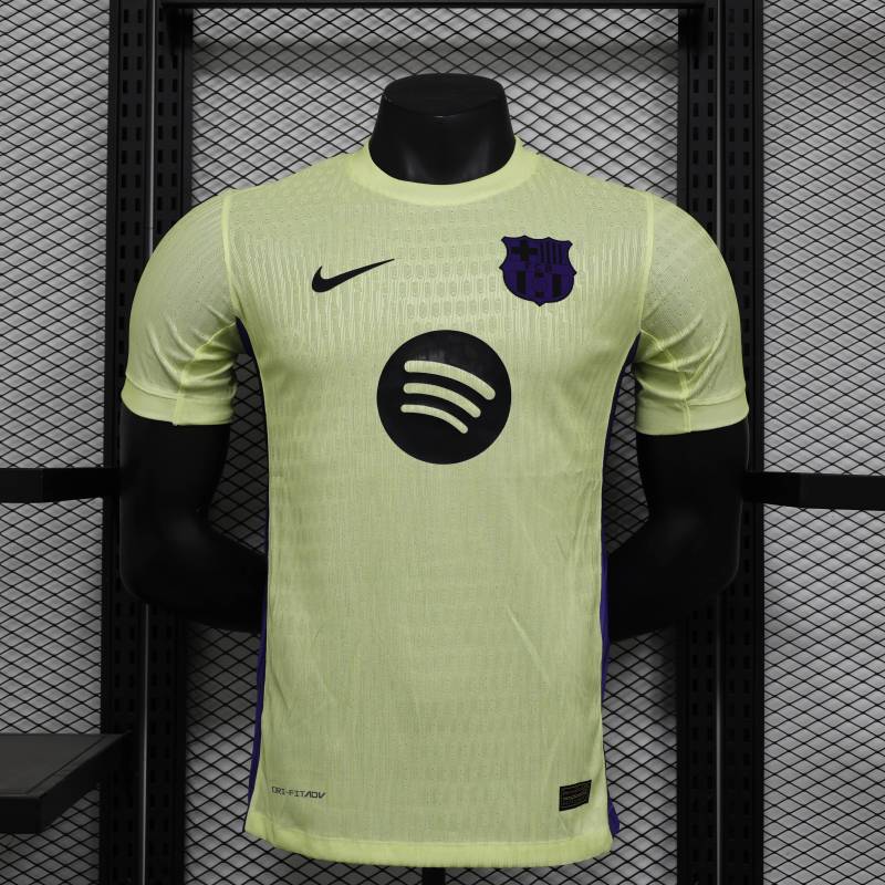 2024/2025 Player Edition Barcelona Special Edition Yellow Football Jersey