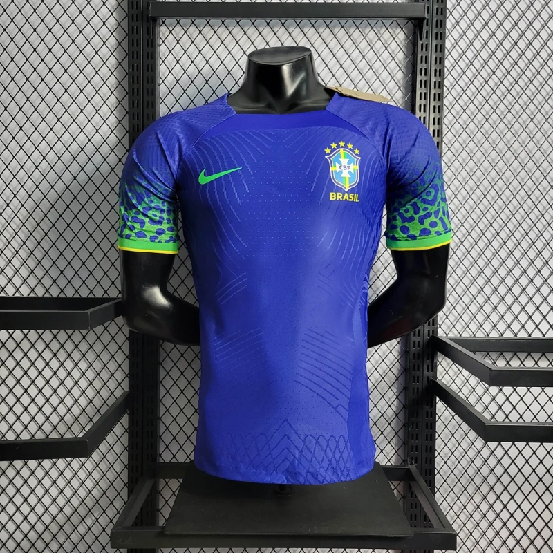 2022 Player Version Brazil Away Football Shirt