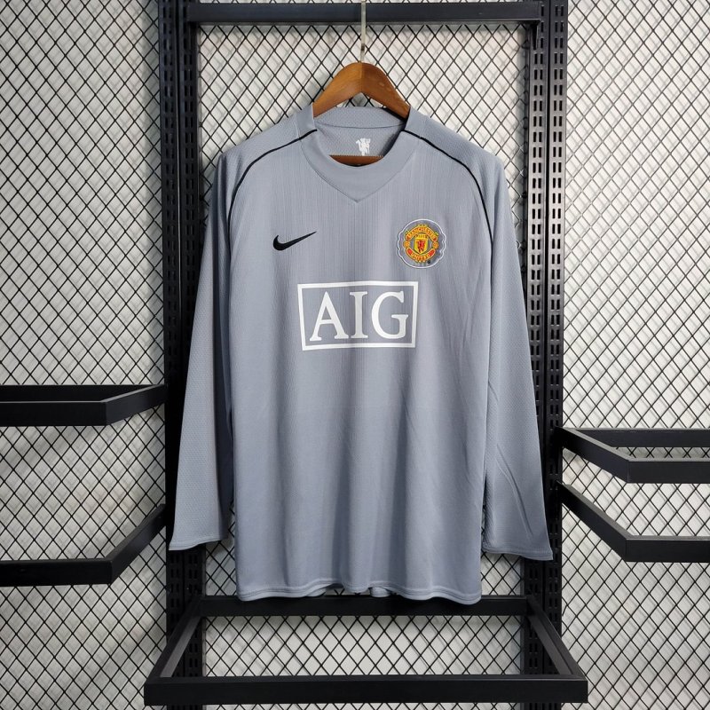 2007/2008 Retro Long Sleeve Manchester United Goalkeeper Football Shirt