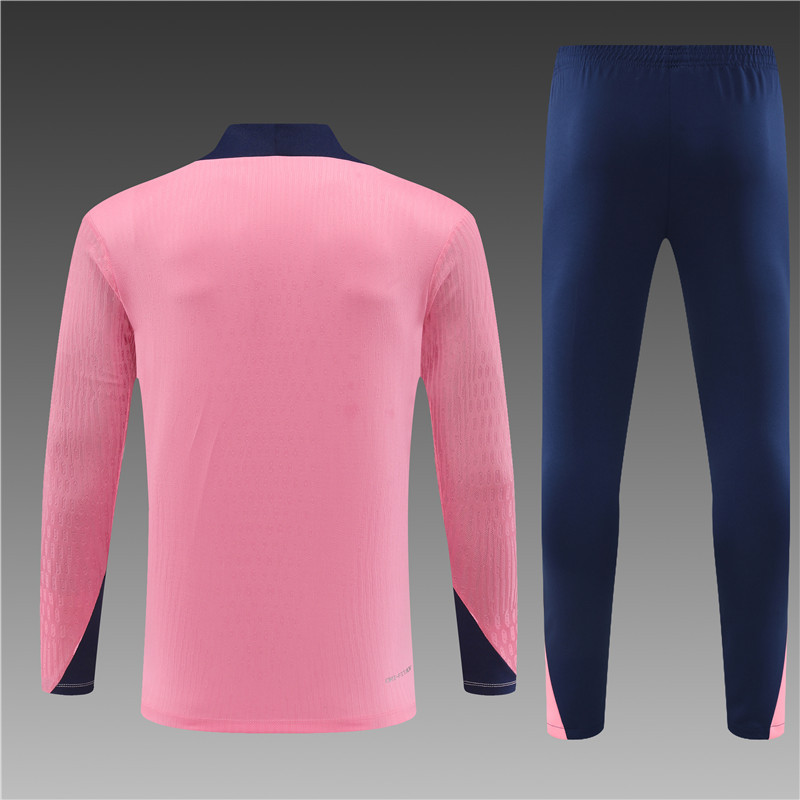 2024/2025 Player Edition Atletico Pink Half-zip training suit Football Jersey