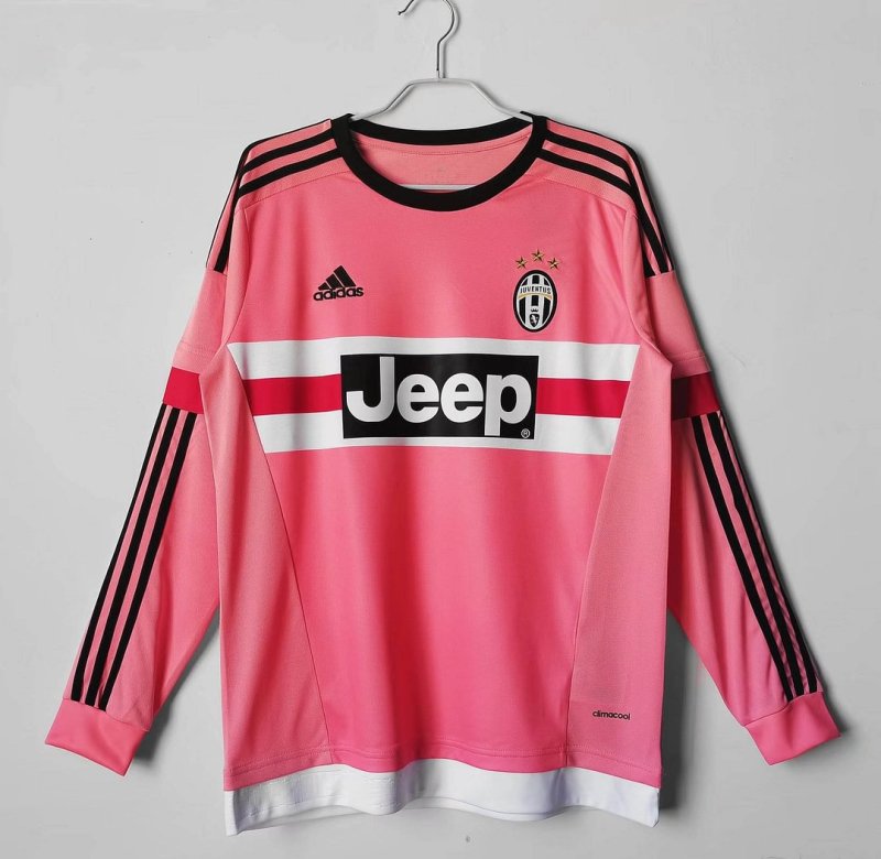 2015/2016 Retro Long Sleeve Juventus Away Football Shirt