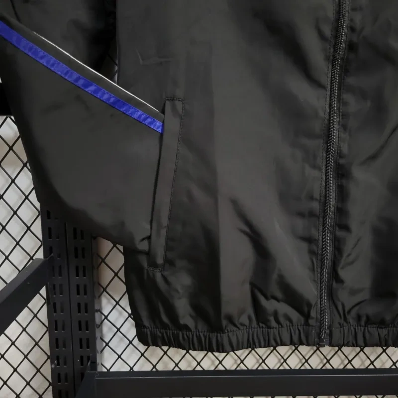 2024/2025 Arsenal Windbreaker Black Football Jersey