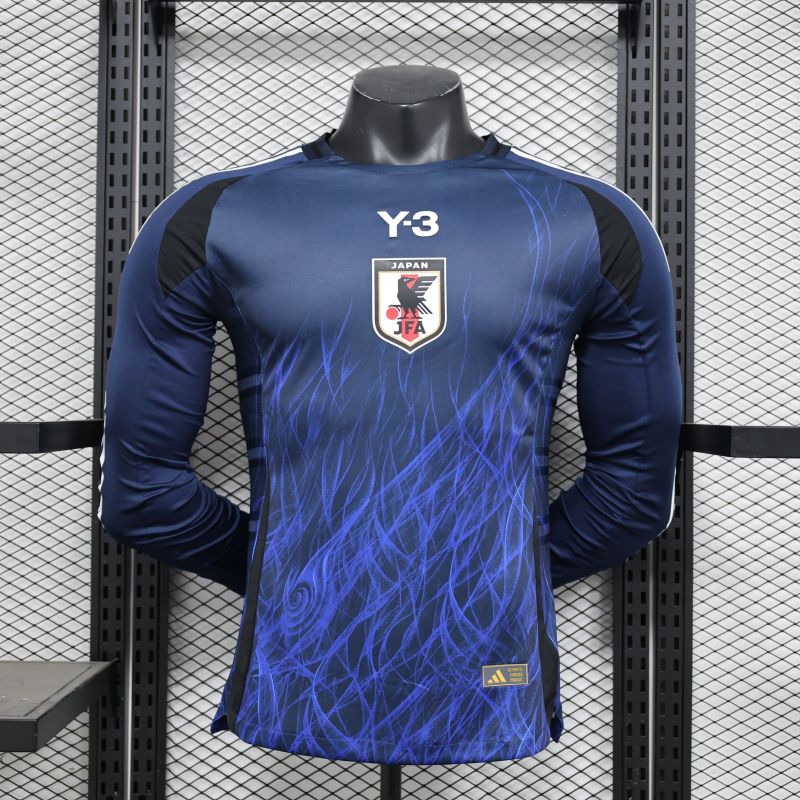 2024/2025 Player Edition Japan Home Long Sleeve Football Jersey