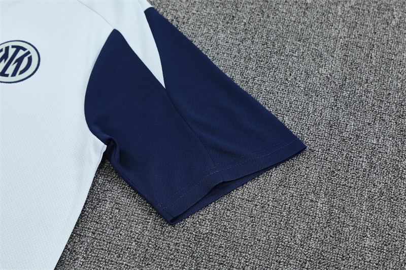 2025/26 Short Sleeve Inter Milan Light Grey Training Kit (child size)