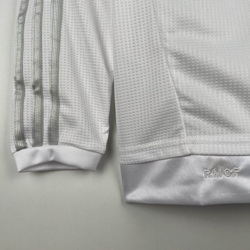 2015/2016 Retro Long Sleeve Real Madrid Home Football Shirt