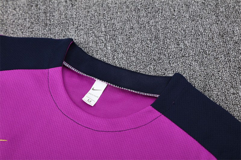 2025/26 Short Sleeve Barcelona Purple Training Suit