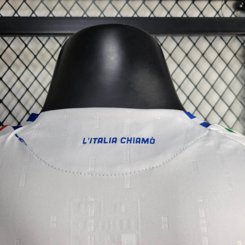 2024 Player Version Long Sleeve Italy Away Football Shirt