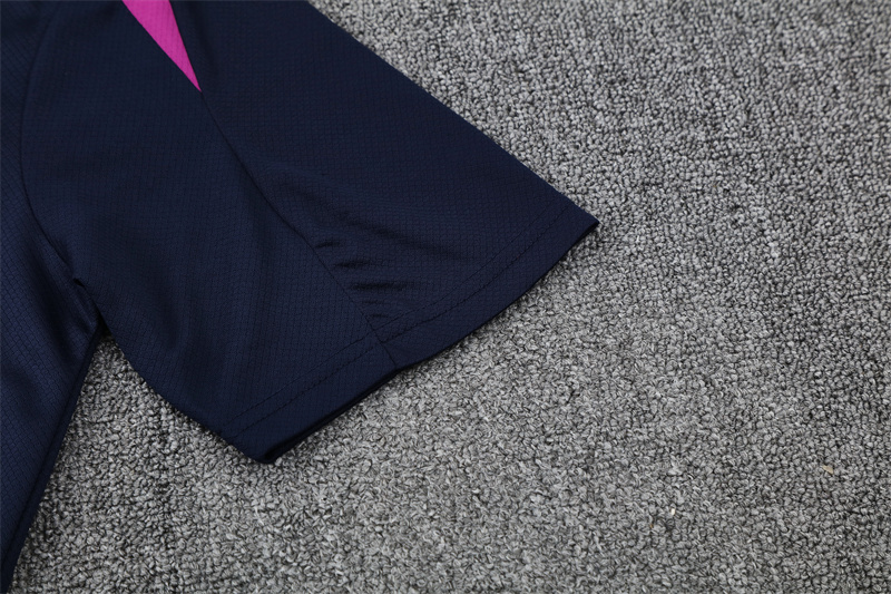 2025/26 Short Sleeve Barca Royal Blue Training Suit