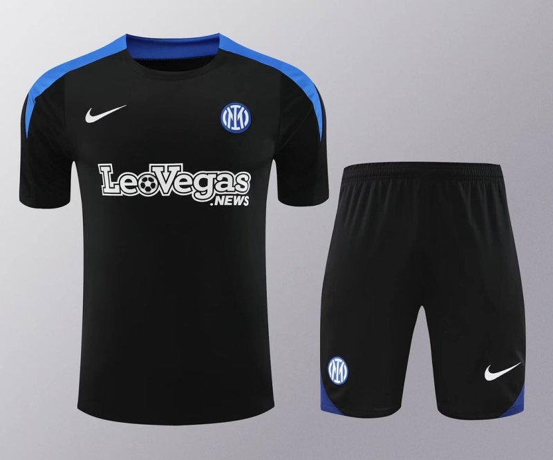 2024/2025 Inter Milan Training Wear Black Suit Shirt