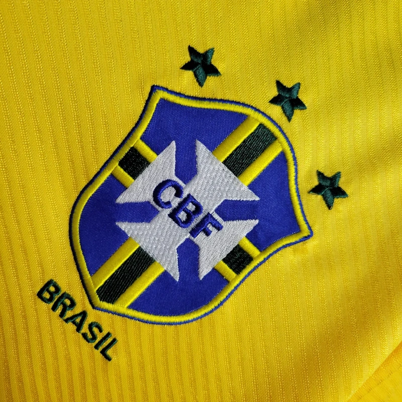 1996 Retro Brazil Home Football Shirt