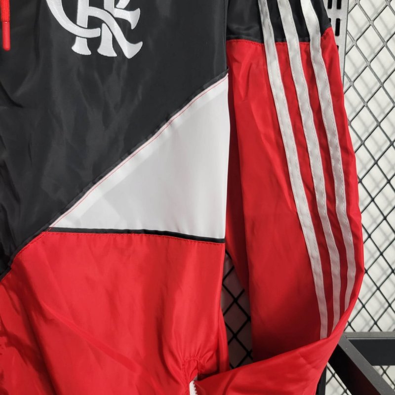 2023/2024 Flamengo Windbreaker（Red-Black）Football Shirt