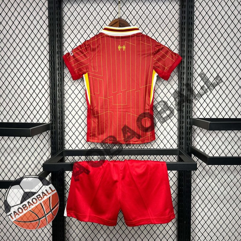 2024/2025 Liverpool Home Football Shirt Kids Size