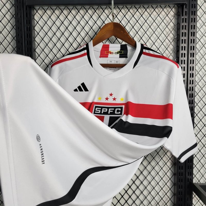1:1 copy top quality 2023/2024 São Paulo Home Football Shirt