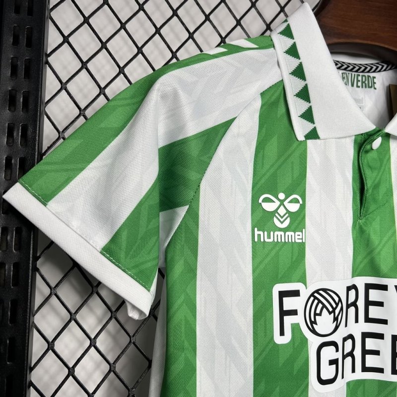 2024/2025 Real Betis Home Football Shirt Kids Size