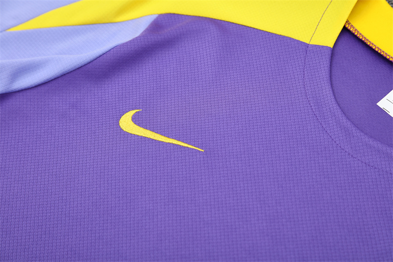 2025/26 Short Sleeve Atletico Madrid Purple Training Suit (child size)