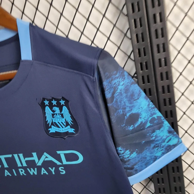 2015/2016 Retro Manchester City Away Football Jersey