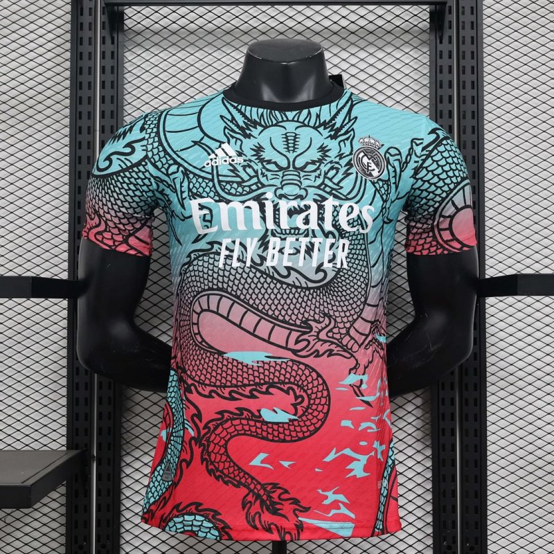 2024/2025 Player Version Real Madrid Special Edition Chinese Dragon Football Shirt 1