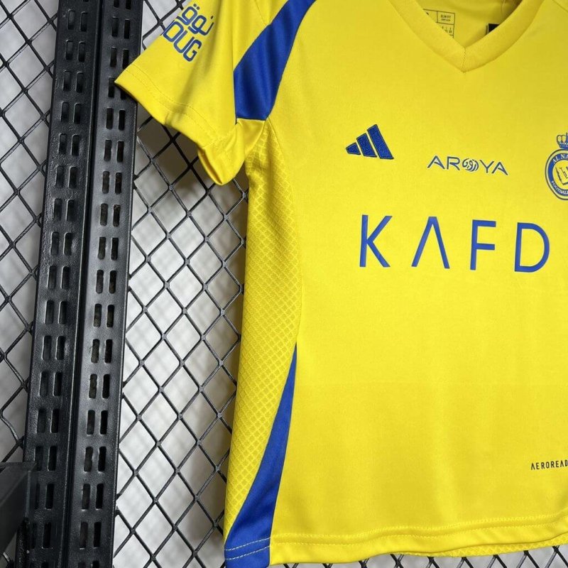 2024/2025 Al-Nassr Home Football Shirt Kids Size