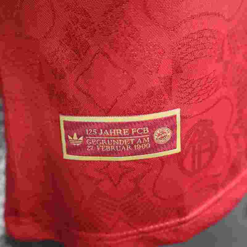 2025/2026 FC Bayern Long sleeve125th Anniversary Football Shirt