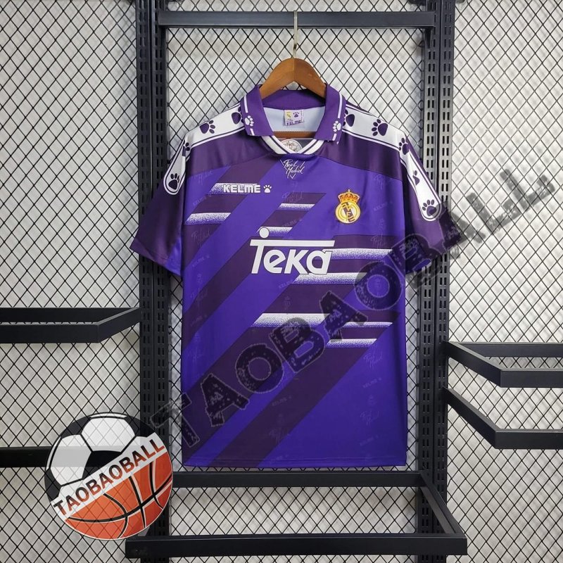 1994/1996 Retro Real Madrid Away Football Shirt