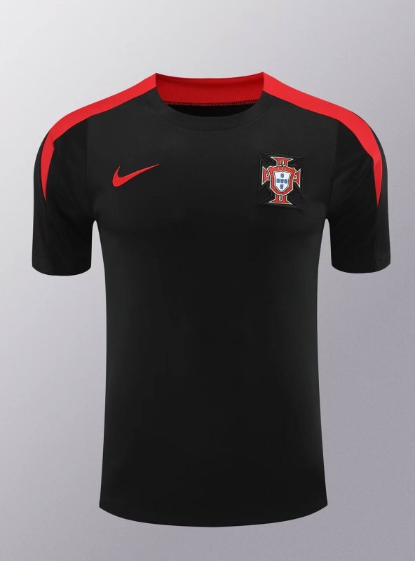 2024/2025 Portugal Training Wear Black Suit Shirt