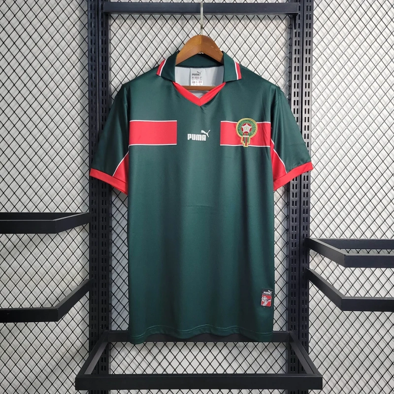 1998 Retro Morocco Home Football Shirt